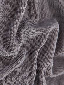 1 件纯色弹力沙发座套，现代涤纶沙发垫套，适合客厅 - 深灰色 - 查看 12