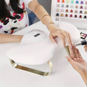 U-Shaped Nail Art Hand Pillow, Butterfly Double-Wing Detachable Bracket For Nail Art Handrails, Nail Art Table With Hand Support Functionality, Essential Manicure Tools For Manicure