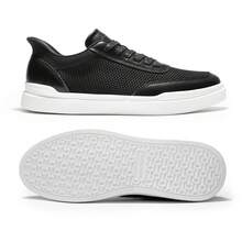 Men's Breathable Mesh Slip-On Sneakers Hands-Free Casual Walking Shoes Lightweight Comfortable Non-Slip - Black - View 4