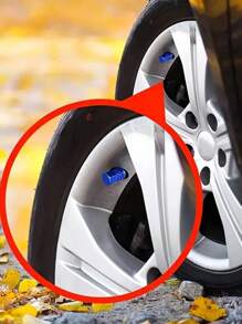 Um Conjunto de 30 Tampas de Válvula de Liga de Alumínio para Carros e Bicicletas, Tampas de Pneu Duráveis de Cinco Cores Feitas de Metais Vermelho, Azul, Preto, Dourado e Prata, Adequadas para Pneus, Válvulas e Conversores de Tamanho Geral