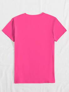 Personalized Photo T-Shirts - Hot Pink - View 4