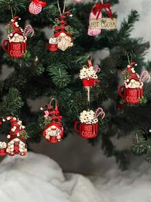 8/16/24 Stücke Wichtel Eis Ornamente - Festliche Anhänger Charms für Weihnachtsbaum Dekoration - Lebendige saisonale Heimakzent Set, ideale Feiertags Heim Dekoration, Szenen Dekoration, Festivals Dekoration, Raum Dekoration, Heim Dekoration, Büro Dekoration, Themen Party Dekoration, Weihnachts Dekoration
