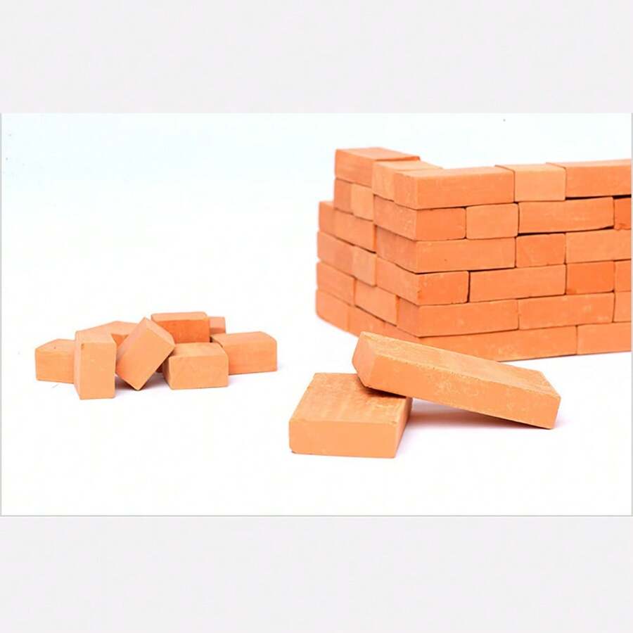 100/200 1:16 1:35 Model Bricks, Mini Bricks DIY Mini Building, House Building, Adult Building Model - Multicolor - View 1