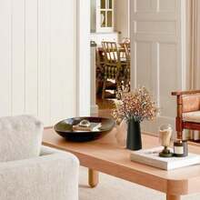 1/5 件人造花，人造花散装真实触感仿满天星花束假塑料丝花，适用于家庭厨房卧室婚礼节日、派对装饰（秋季白色） - 秋白色 - 查看 5