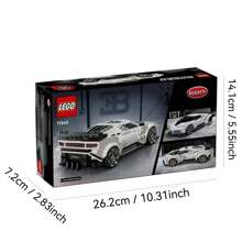 LEGO Speed Champions  Centodieci Hyper Sports Car Toy - Model Kit & Pretend Play Toy For Boys & Girls, Ages 9+ - Italian Model Car Kit For Racing Fans - Gift Idea For Birthdays - 77240