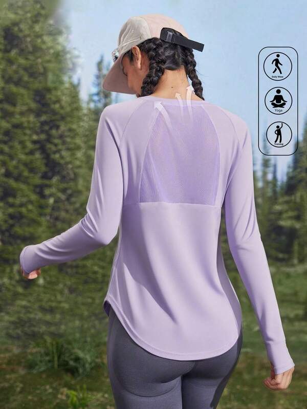 Christmas Plus Size Women's Casual Sports Yoga Long Sleeve T-Shirt, Fashionable Outdoor Ladies Top