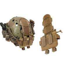 Bolsa táctica de contrapeso MK2 Bolsa de batería para casco Bolsa de peso de equilibrio de nailon 1000D