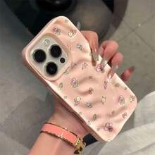 Teléfono Este nuevo teléfono presenta un diseño con pequeñas flores rosadas y patrones de meteoritos, combinados con mariposas y rosas rosadas. Es compatible con varios modelos, incluidos 16, 15 Pro, 14, 14 Plus, 13 Pro, 12 Pro y 11 Pro. Th - Colores mixtos 4 - Ver 4