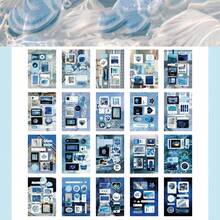 1 pezzo Libro di adesivi in stile minimalista, adesivi sagomati estetici Ins per scrapbooking, decorazione di custodie per telefono, forniture per artigianato