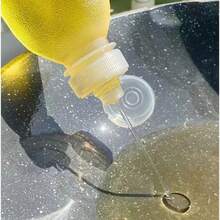 Botellas de almacenamiento creativas para salsa de soja y vinagre de la cocina, multifuncionales, a prueba de fugas, lisas, botellas de plástico con marcas de medición, fáciles y convenientes de usar