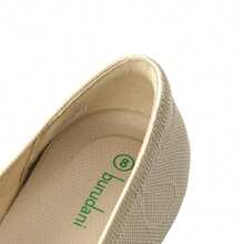 Women Slip On Pointed Toe Ballet Arch Support Stylish Casual Comfortable Washable Working Walking Flats Shoes - Apricot - View 4