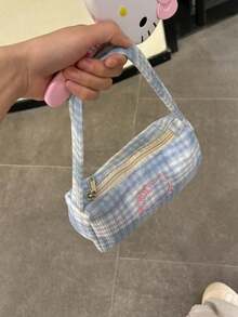 1 حقيبة كتف مطرزة بتصميم كارتوني لطيف متعدد الألوان لهالو كيتي، متعددة الاستخدامات، جميلة، طازجة وناعمة للنساء، سعة كبيرة تحت الذراع، مناسبة للاستخدام اليومي، هدايا العطلات، التصوير أثناء السفر، التنسيق اليومي