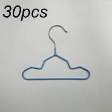 30个迷你金属宠物衣架，宠物服装收纳架，小型犬猫服装衣架 - 彩色 - 查看 14