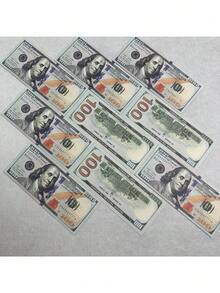 20pcs Mini Realistic Money Model, Simulation Paper Currency/Fake Banknotes, Build Financial Awareness, Christmas Party Props, Party Supplies, Party Decorations, Replica Printed Banknotes, Fake USD Bills, Entertainment Props, Movie Props, Magic Show Props, Funny Practical Jokes (Random Style & Font)