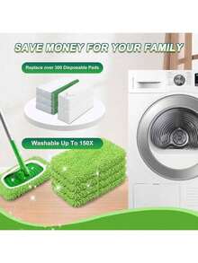 1/3/5 PCS Reusable Mop Pads Refills Fit For - Washable Microfiber Wet And Dry Mop Pad Compatible With Sweeper Mops, Perfect For Surface And Hardwood Floor Cleaning(Mop Is NOT Included)