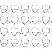 20/50/100pcs Metal Place Card Holders Photo Clip Stands Wedding Table Number Name Sign Stand For Wedding Birthday Party Home Decoration