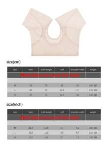 1 Solid Color Underarm Sweat Pad Vest, Washable And Reusable Mesh Breathable Quick Drying Anti Sweat Short Sleeved Women(L) Summer Cooling,Beach,Travel
