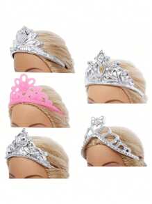 60 件女孩娃娃节日礼物玩具配件，30 厘米娃娃/11.5 英寸娃娃 10 件随机时尚连衣裙、10 双随机鞋子、10 个包、4 个皇冠、10 条项链、10 个耳环，适合 11 英寸娃娃、娃娃服装、大娃娃、小娃娃、衣服、房子、配饰、娃娃服装、娃娃服装、娃娃服装、娃娃配饰、娃娃配饰 - 彩色 - 查看 6