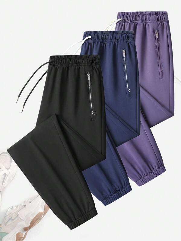 Calça jogger feminina folgada - Calça esportiva respirável para academia e streetwear