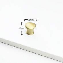 Round Brass Gold Furniture Handles For Drawers Bathroom Kitchen Storage Cabinet Pulls Wardrobe Shoe Cupboard Door Knob - Multicolor - View 13