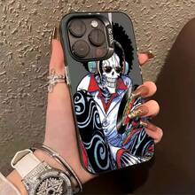 Adecuado para funda de teléfono móvil  11/12/13/14/15/16 Pro Max Plus, todo incluido, silicona máxima, borde , nuevo modelo, patrón de sombrero de paja5 - Colores mixtos - Ver 7