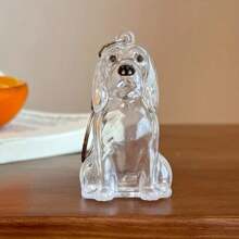 1pc Pet Breed Design Pet Hair Storage Keychain - Cute Sitting Dog Design With Chain Connection - Suitable For Dog Owners - Keychain Souvenir, Pet Hair Storage And Protection Souvenir, Can Be Placed On Keys, Bags Or Outing Items - Perfect Memorial Gift For Dog Lovers