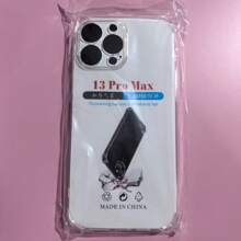 1 件透明防摔保护壳，适用于三星/苹果//红米/OPPO 手机，透明防摔手机壳，手机保护套，简约手机壳，纯色手机壳，TPU 防摔手机壳（军用级防摔）防水防震防刮