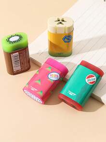 Dây xích đựng tẩy hình trái cây ngẫu nhiên (1 cái/2 cái/4 cái), văn phòng phẩm sáng tạo, thiết kế dễ thương, tẩy sạch sẽ, đồ dùng văn phòng thú vị, tẩy hình trái cây nhỏ xinh, món quà hoàn hảo cho học sinh, đồ dùng văn phòng, lễ tốt nghiệp, tựu trường, sinh nhật, quà tặng mùa tựu trường, đồ dùng cho giáo viên. - Nhiều màu - Xem 6