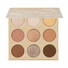 Paleta de sombras de ojos Colourpop Going Coconuts - Paleta de sombras de ojos neutras de tonos fríos con acabados ultra aterciopelados y sedosos - Maquillaje de ojos de alta pigmentación con una fórmula de larga duración (0.3 Oz)