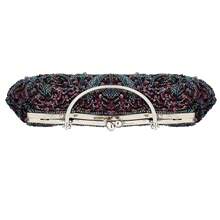 Gtes Women's Handbags, Evening Bags, Beaded Evening Bags Designed For Women, Clutches With Sequin Design, Purses, Wedding Party Clutches For The Wedding Season And Dinner Party Wear - Màu tím - Xem 9