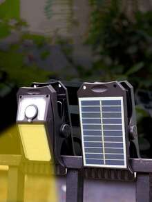 1入組戶外燈,家用太陽花園感應燈,學習燈,野營夾燈