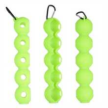 1 husă din silicon pentru suport de minge de golf nouă, conține 5 mingi, geantă portabilă pentru mingi de golf