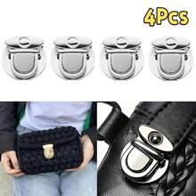 2/4/6/10 chiếc Khóa kim loại - Nút bấm khóa kéo tự làm, Thích hợp cho túi xách, ví và phụ kiện khóa ví - Nhiều màu - Xem 26
