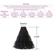 Plus Size Ankle Length Petticoat Crinoline Underskirt For Weddings - 白色 - 查看 3