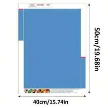 New 5D Diamond Painting DIY Kit, Frameless Canvas Diamond Art, Multi-Size, Colorful Mosaic Wall Decor Suitable For Living Room, Bedroom, Study, Holiday Parties And Home Decoration & Gifts.