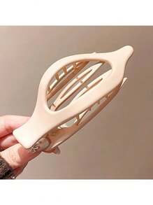 4 قطع/1 قطعة مشابك شعر بيضاوية ذات لمعة خافتة، إكسسوارات شعر أنيقة وعملية بألوان صلبة متناسقة، مناسبة للاستخدام اليومي والحفلات والتنقل والعطلات، لتثبيت الذيل والكعكة وغسل الوجه والمكياج وتنسيق الملابس، إكسسوارات مشابك شعر موسمية للخريف والشتاء للنساء