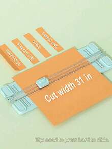 1 pezzo Taglierina a rullo 4 in 1, taglierina per carta, taglierina per foto da ufficio, forbici da taglio, adatta per studenti, taglio di foto, documenti, lavori manuali, materiali scolastici