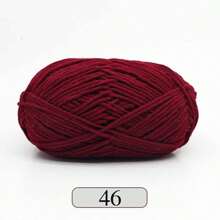 1pc 5-Ply Milk Yarn, Crochet Knitting Thread, Suitable For DIY Weaving Bags, Scarves, Hats, Sweaters, Dolls, 50g/Pc