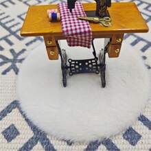 3 件/套微型矩形、大圆形、小圆形 1:12 比例毛绒地毯模型、娃娃屋装饰配件、DIY 家具场景道具、娃娃、家具、娃娃屋微缩模型、娃娃屋微缩模型家具、娃娃屋家具配件、圆形地毯、迷你玩意>青少年微缩模型、娃娃屋地板、婴儿娃娃家具