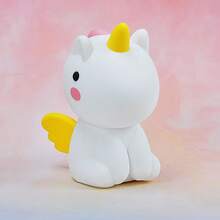 欧盟 CE 认证【热门之选】创意独角兽水龙头小夜灯，硅胶水龙头小夜灯，适用于卧室床边睡眠。这款 USB 充电柔光小夜灯是贴心的睡眠伴侣，配备传感器，支持三级亮度调节。