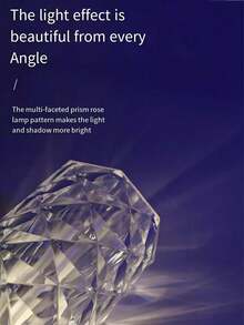 1pc 400ml Crystal Aroma Diffuser, USB Powered Home & Bathroom Air Purifier, Air Freshener, Can Add Essential Oils For Fragrance Mist