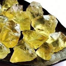 Natural Raw Citrine Chunks | 100% Authentic Faux Gemstone Specimens For Jewelry Making, Mineral Collecting & Geode Decor | Bulk Tumbled Stone Pieces, DIY Craft Supplies & STEM Education Kit - Yellow - View 5