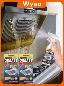 jakehoe 4/2/1pcs厨房油污清洗剂，清洁家用重油污清洁剂，适用于厨房、炉灶、浴室、水龙头、墙角、厨具，去污泡沫清洁剂，送家人、朋友、礼物（新旧款随机发送）