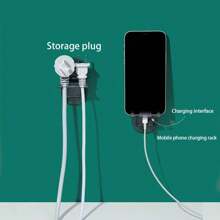 1 件壁挂式牙刷架小企鹅收纳架自粘式牙刷收纳盒牙膏架架子厨具化妆品收纳盒