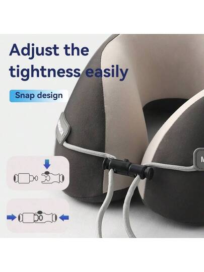 Memory Foam Shaped Pillow, Multi Travel Neck Kussen Airplane, Sleeping, Support, Detachable Washable view 6