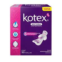 toalla nocturna con alas 60 pzs extra proteccion con alas - Rosa - Ver 1