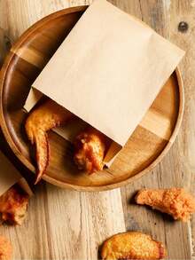 50/100pcs Kraft Paper Sandwich Bags,Greaseproof Disposable Food Bags For Burgers, Desserts, Fried Chicken | Leak-Resistant Snack Packaging For Parties, Catering, Food Truck | Wedding Birthday | Back To School - Multicolor - View 4