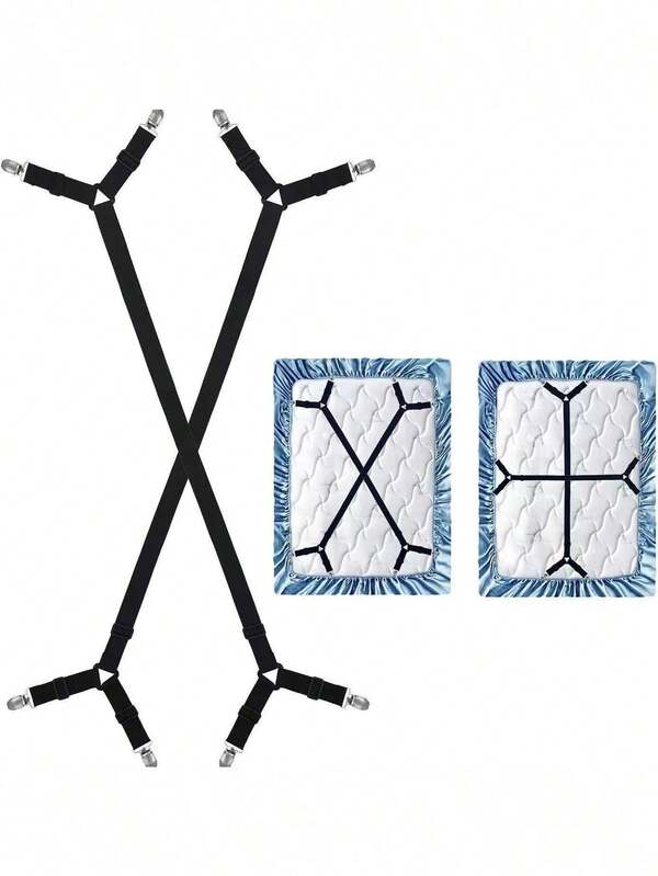 8PCS/4PCS/2PCS Adjustable Sheet Quilt Holder Tablecloth Sofa Cover Sheet Buckle Tent Metal Fixing Sheet Clip, Suitable For Bed Sheet Sofa Quilt Holder, Bring A Better Experience To Your Life