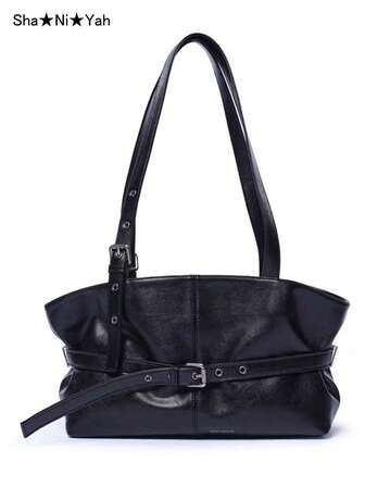 Japanese & Korean Fashion Leopard Print Tote Bag For Women, Large Capacity Shoulder Bag, High-End Niche Design, Commuter Armpit Bag , Suitable For Shopping, Commuting, Travel, Street Shooting, Gift Giving