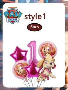 Paw Patrol 6 Stücke Tägliche Cartoon Aluminium Folie Geburtstags Party Dekoration Luftballons Bankett Hintergrund Dekorationsprodukte, das beste Urlaubsgeschenk für gute Freunde, Party Atmosphäre Dekoration, perfekte Party Dekoration, Heim Dekorationsartikel, perfekte Zimmer Dekoration, Weihnachtsgeschenke Valentinstag, ideale Freundschaftsgeschenke für Geburtstagsfeierlichkeiten, Souvenirs, Frauen Souvenirs, süße Ästhetik, Valentinstag, Geschenke, Dekorationen, Heimdekoration, Valentinstag Geschenke